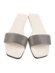 Brunello Cucinelli Monili Leather Slides