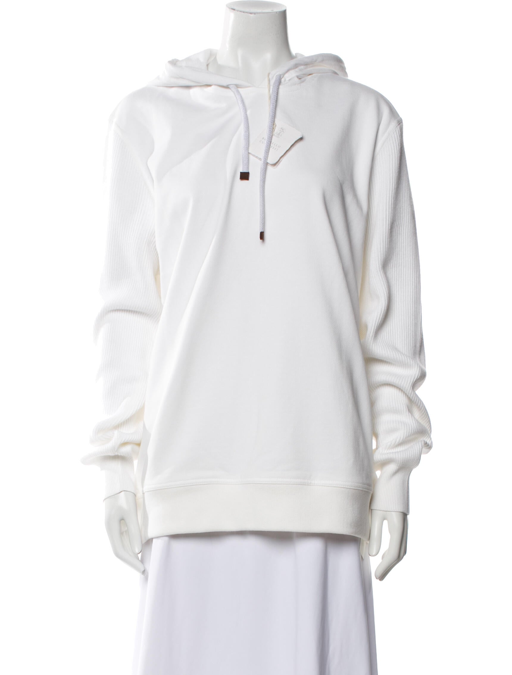 Brunello Cucinelli V-Neck Long Sleeve Sweatshirt