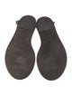 Brunello Cucinelli Leather T-Strap Sandals