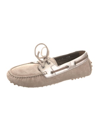 Brunello Cucinelli Monili Suede Moccasins