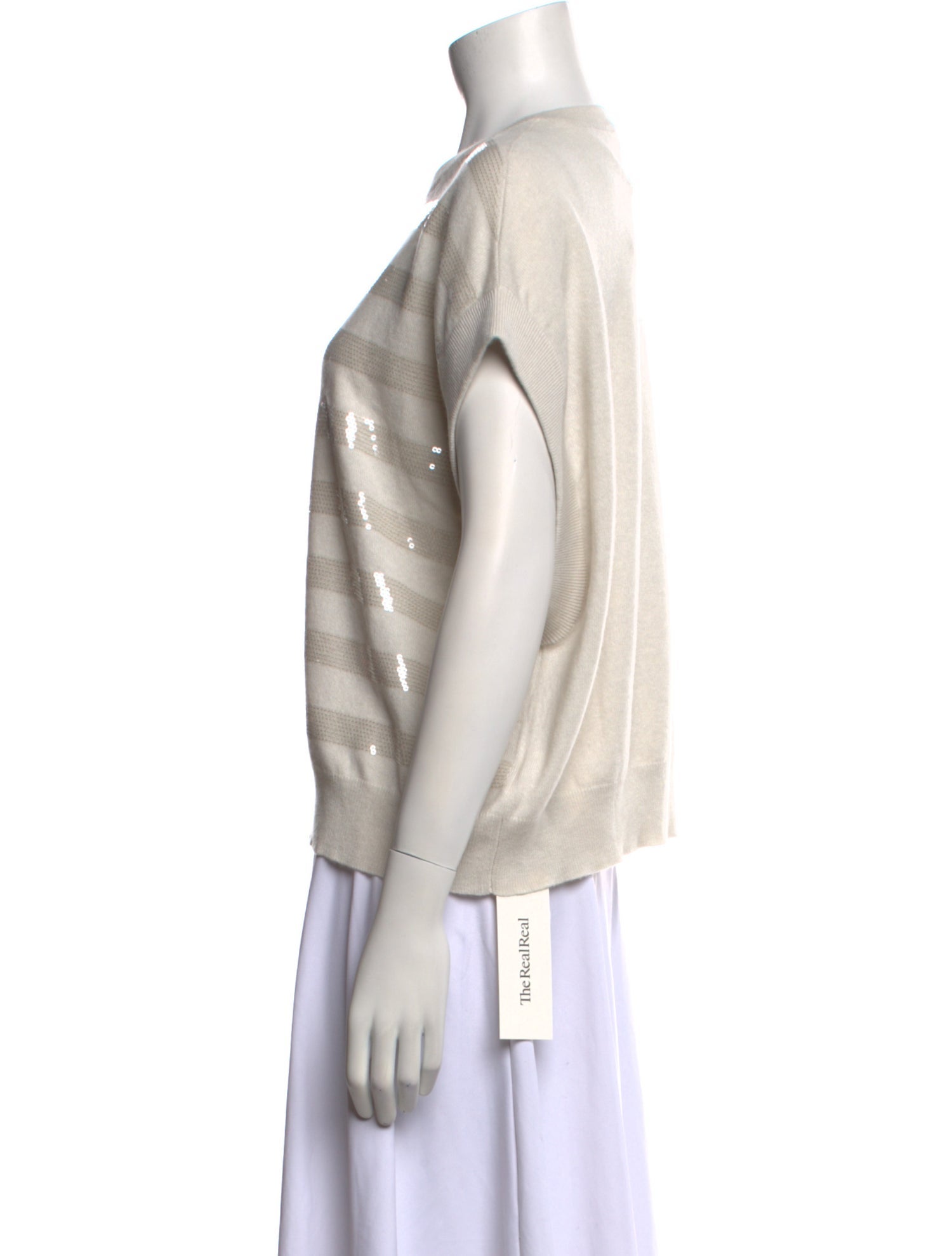 Brunello Cucinelli Cashmere Striped Sweater w/ Tags