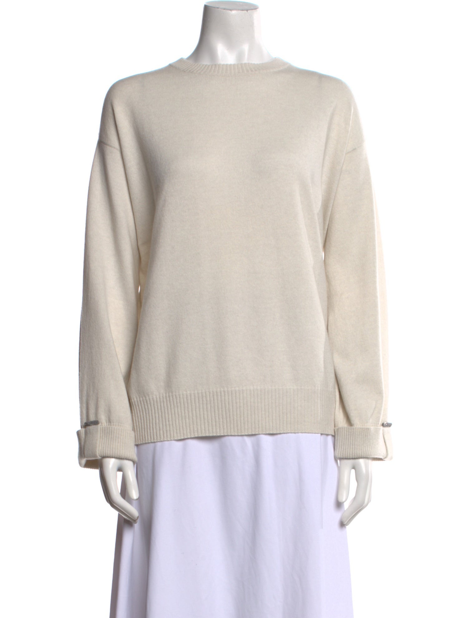 Brunello Cucinelli Cashmere Bateau Neckline Sweater w/ Tags