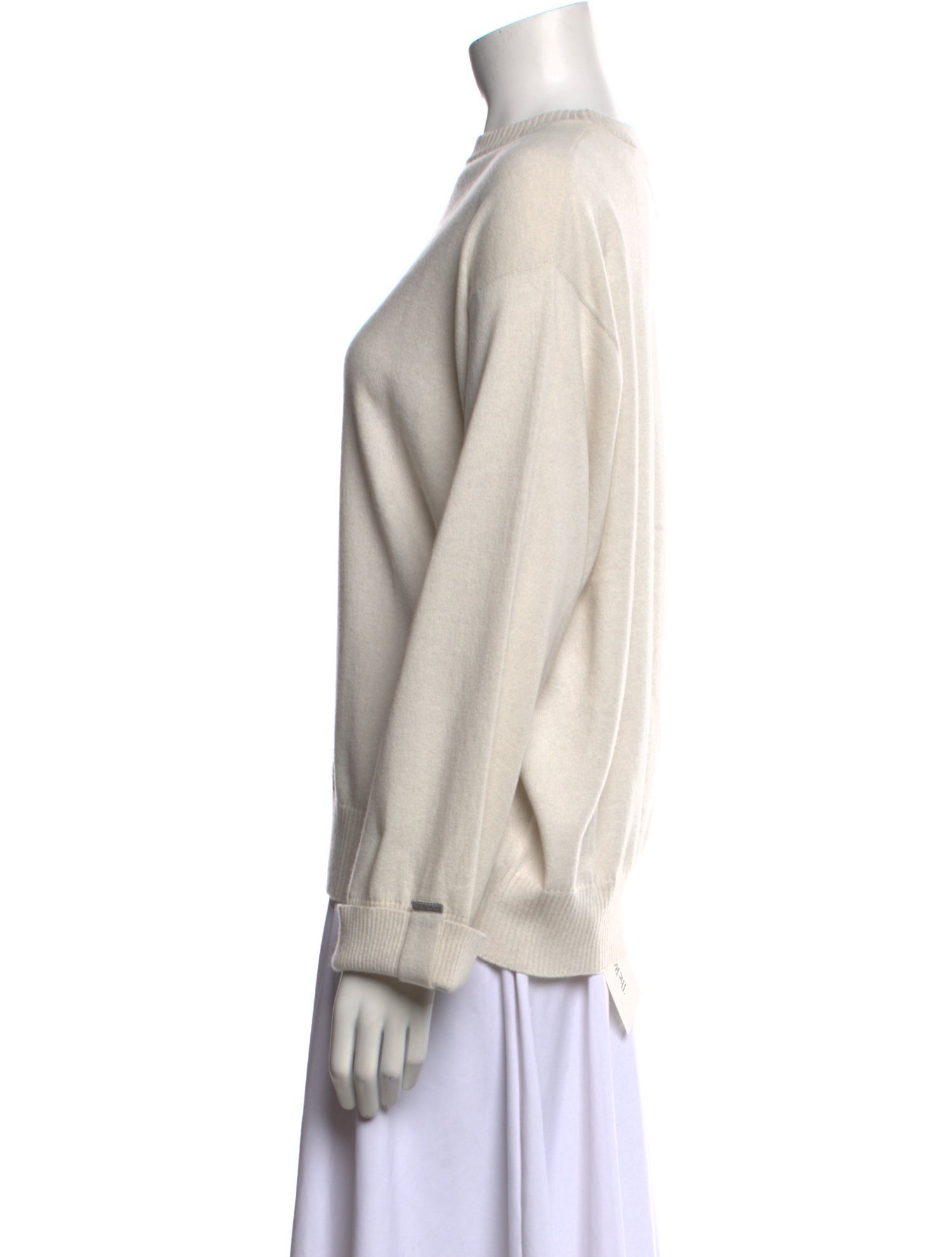 Brunello Cucinelli Cashmere Bateau Neckline Sweater w/ Tags