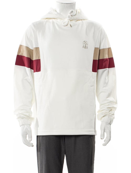 Brunello Cucinelli Graphic Print Crew Neck Hoodie