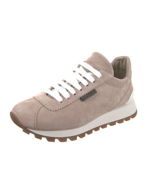 Brunello Cucinelli Monili Suede Sneakers