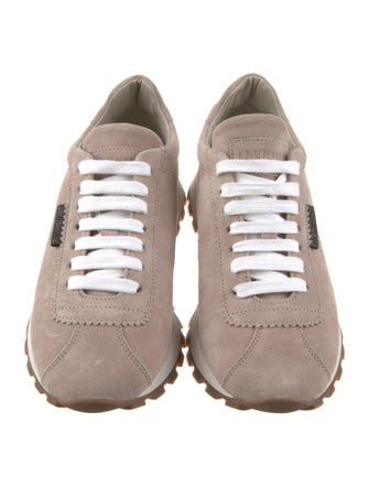 Brunello Cucinelli Monili Suede Sneakers