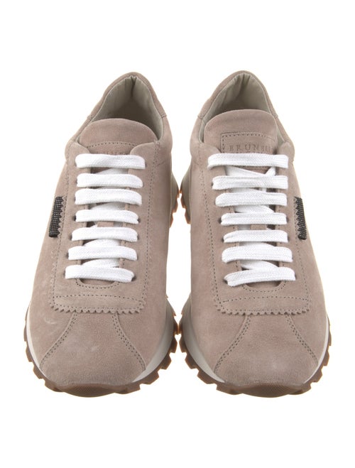 Brunello Cucinelli Monili Suede Sneakers