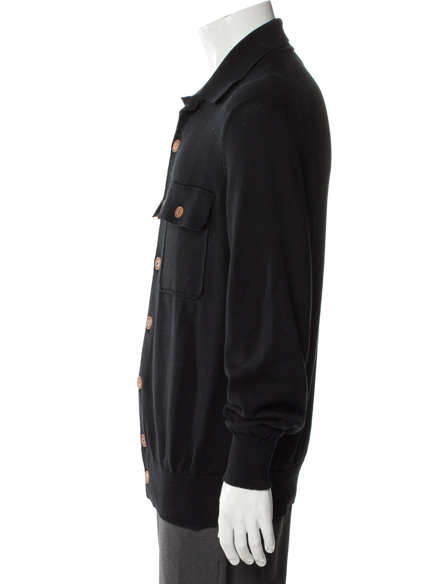 Brunello Cucinelli Collar Long Sleeve Cardigan