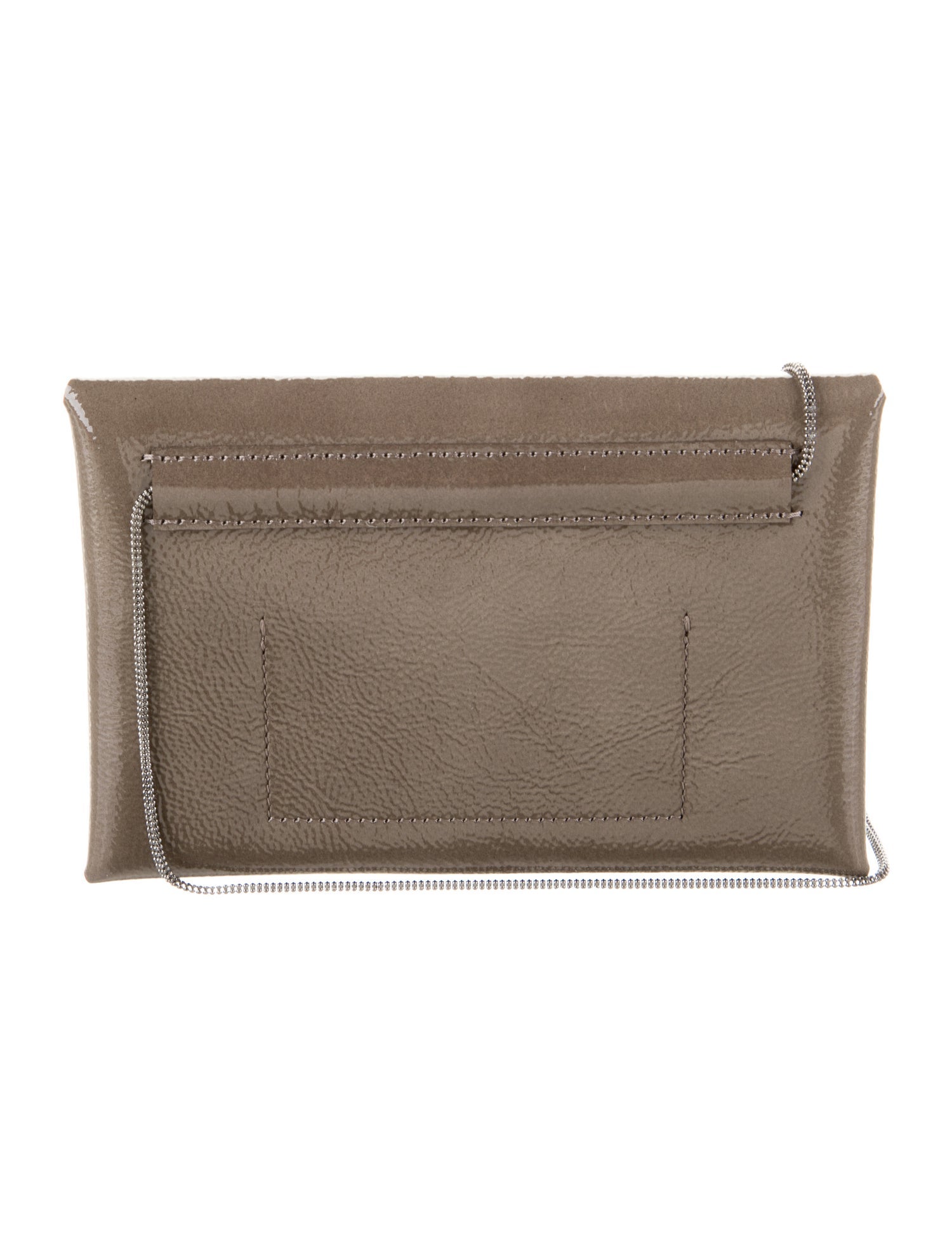 Brunello Cucinelli Monili Patent Leather Wallet