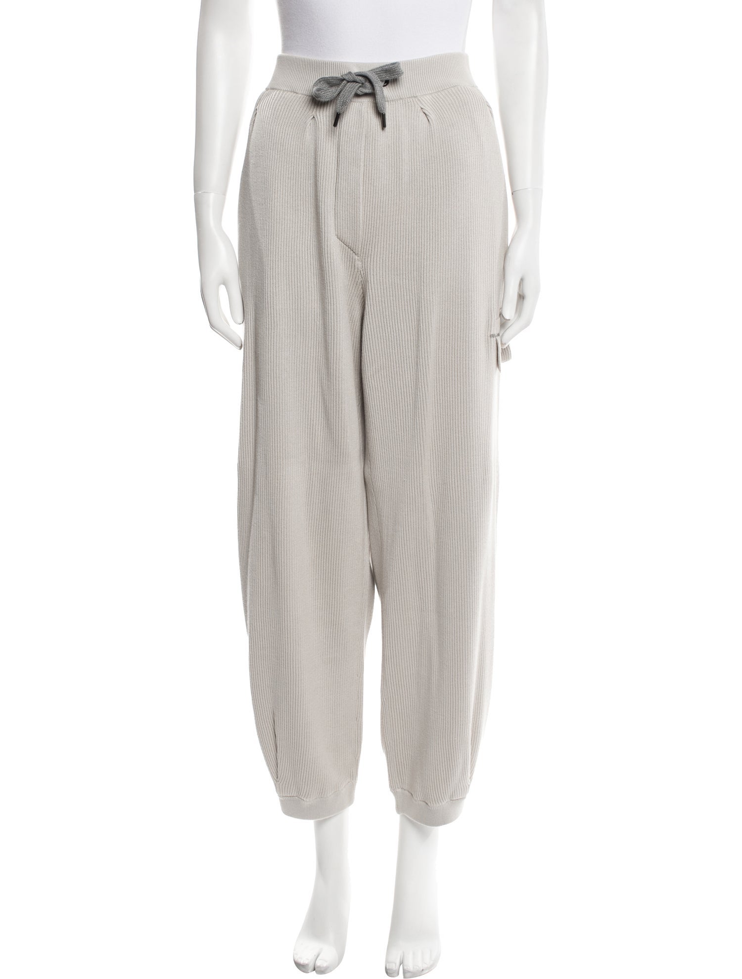 Brunello Cucinelli Striped Straight Leg Pants w/ Tags