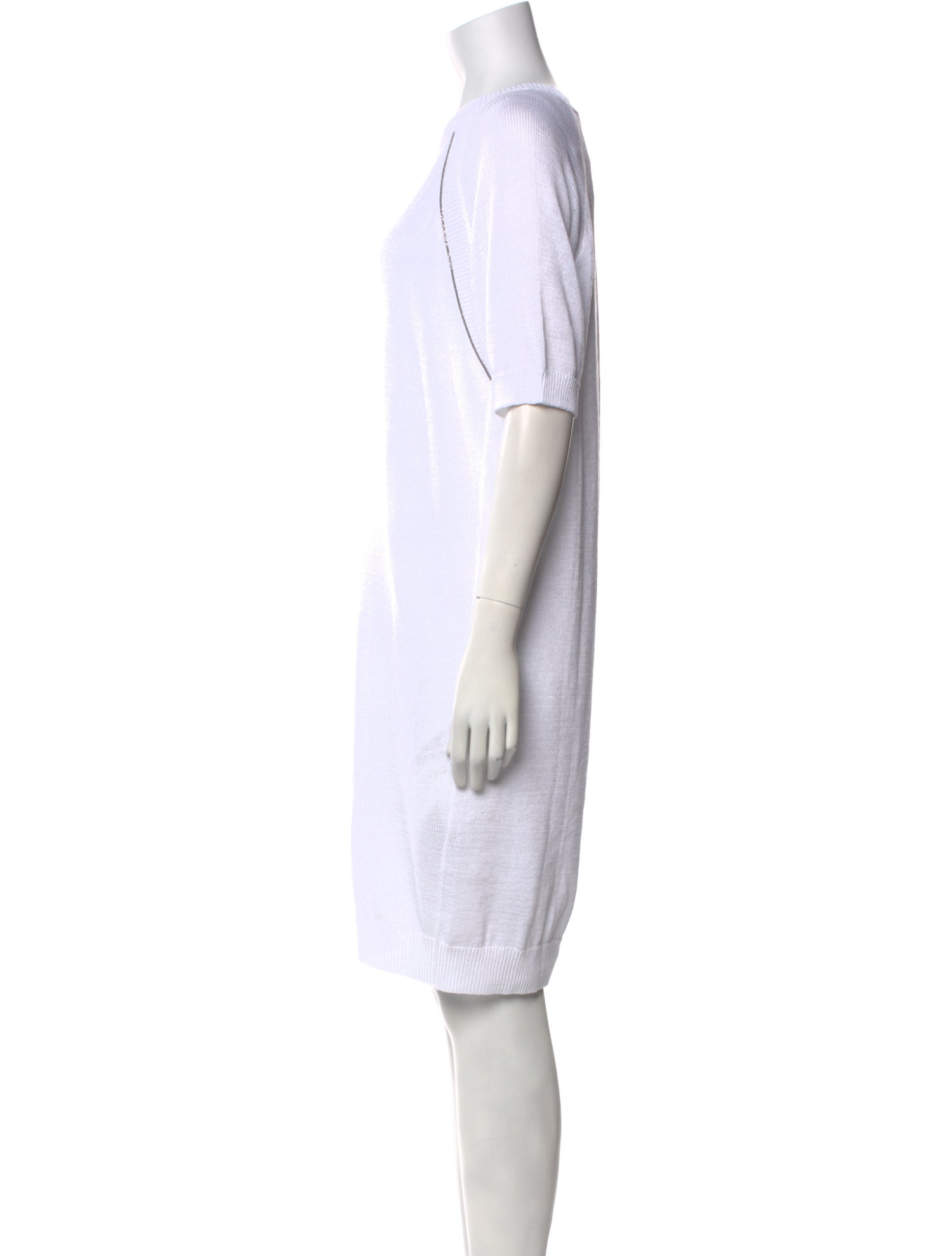 Brunello Cucinelli Crew Neck Knee-Length Dress w/ Tags