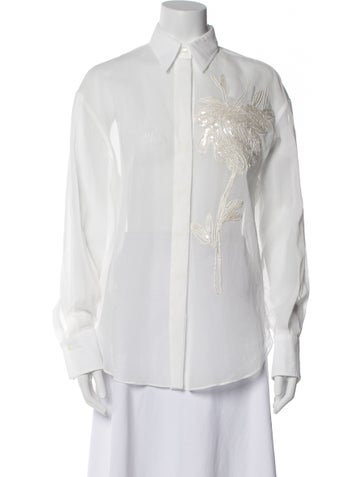 Brunello Cucinelli Tops Long Sleeve Button-Up Top S