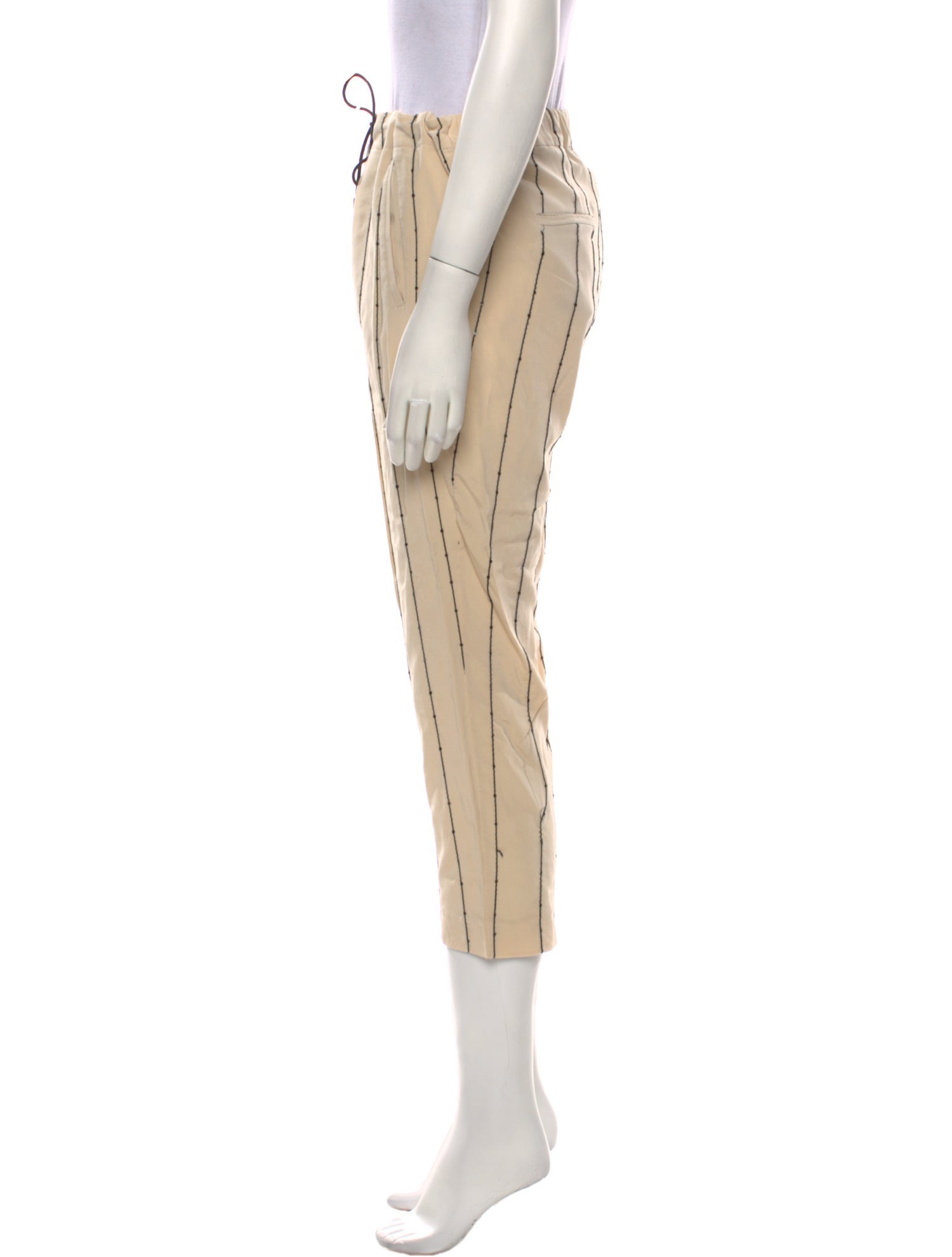 Brunello Cucinelli Silk Straight Leg Pants