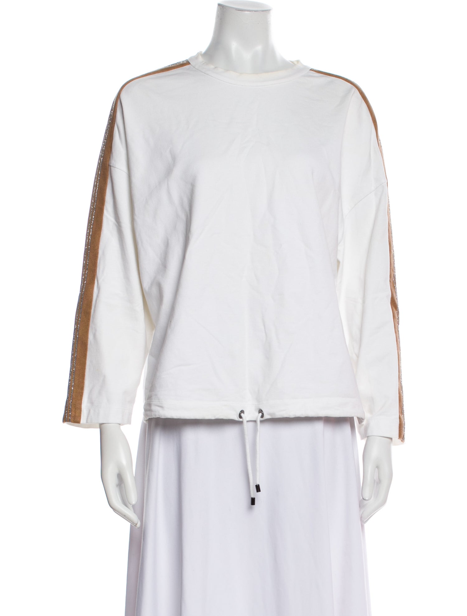 Brunello Cucinelli Crew Neck Long Sleeve Sweatshirt