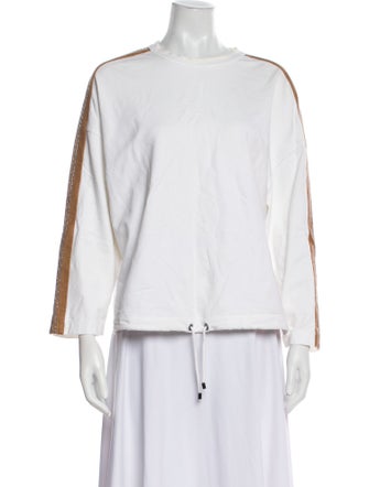 Brunello Cucinelli Crew Neck Long Sleeve Sweatshirt