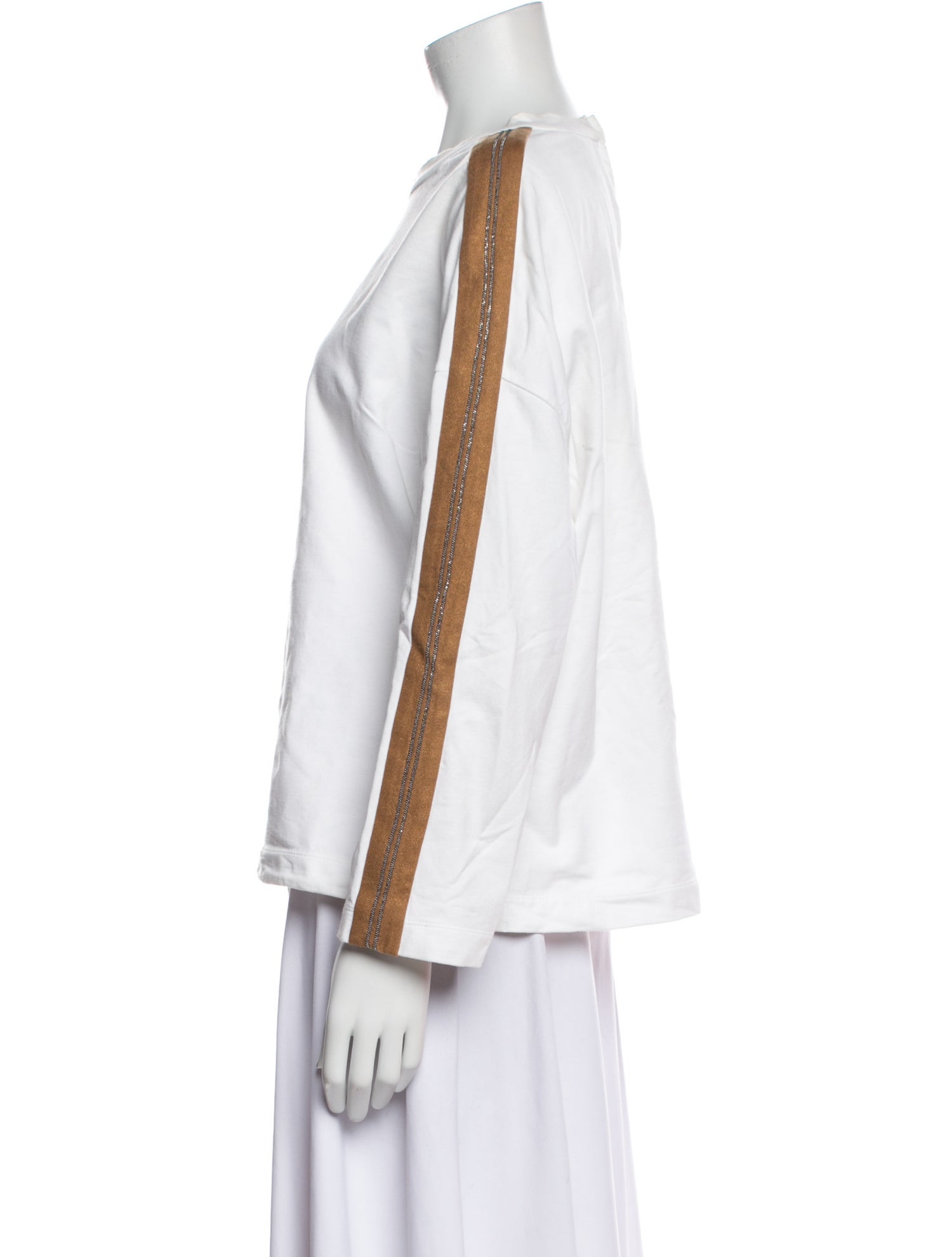 Brunello Cucinelli Crew Neck Long Sleeve Sweatshirt