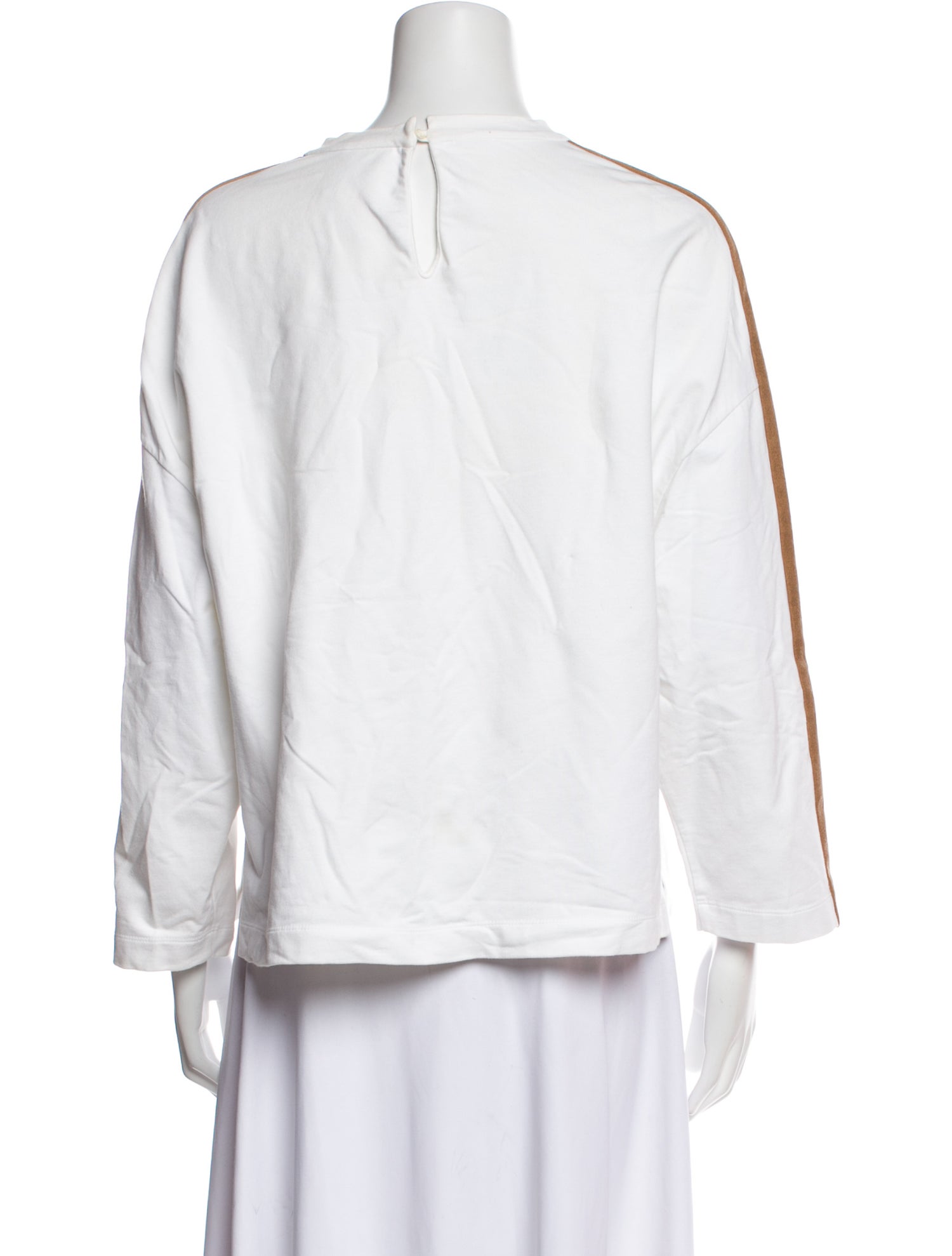 Brunello Cucinelli Crew Neck Long Sleeve Sweatshirt