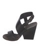 Brunello Cucinelli Monili Leather Slingback Sandals
