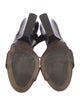 Brunello Cucinelli Monili Leather Slingback Sandals