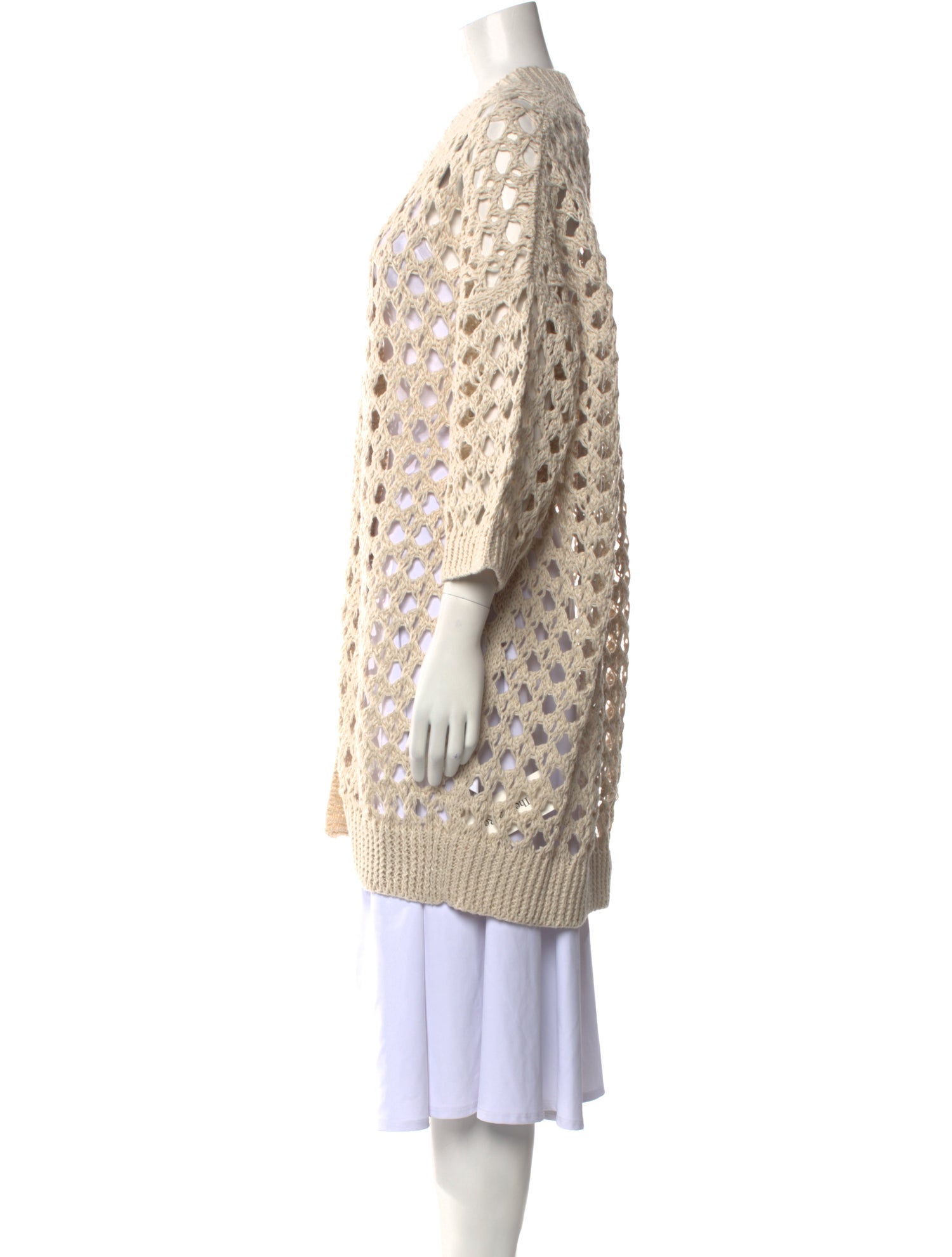 Brunello Cucinelli Plaid Print V-Neck Sweater