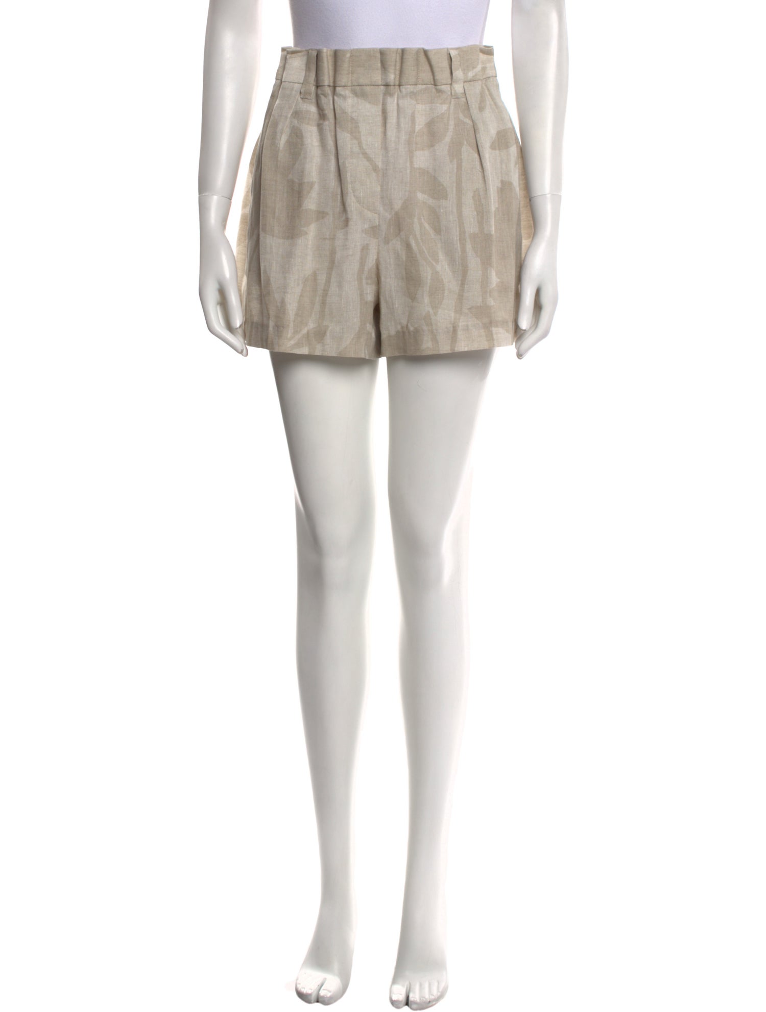 Brunello Cucinelli Linen Mini Shorts