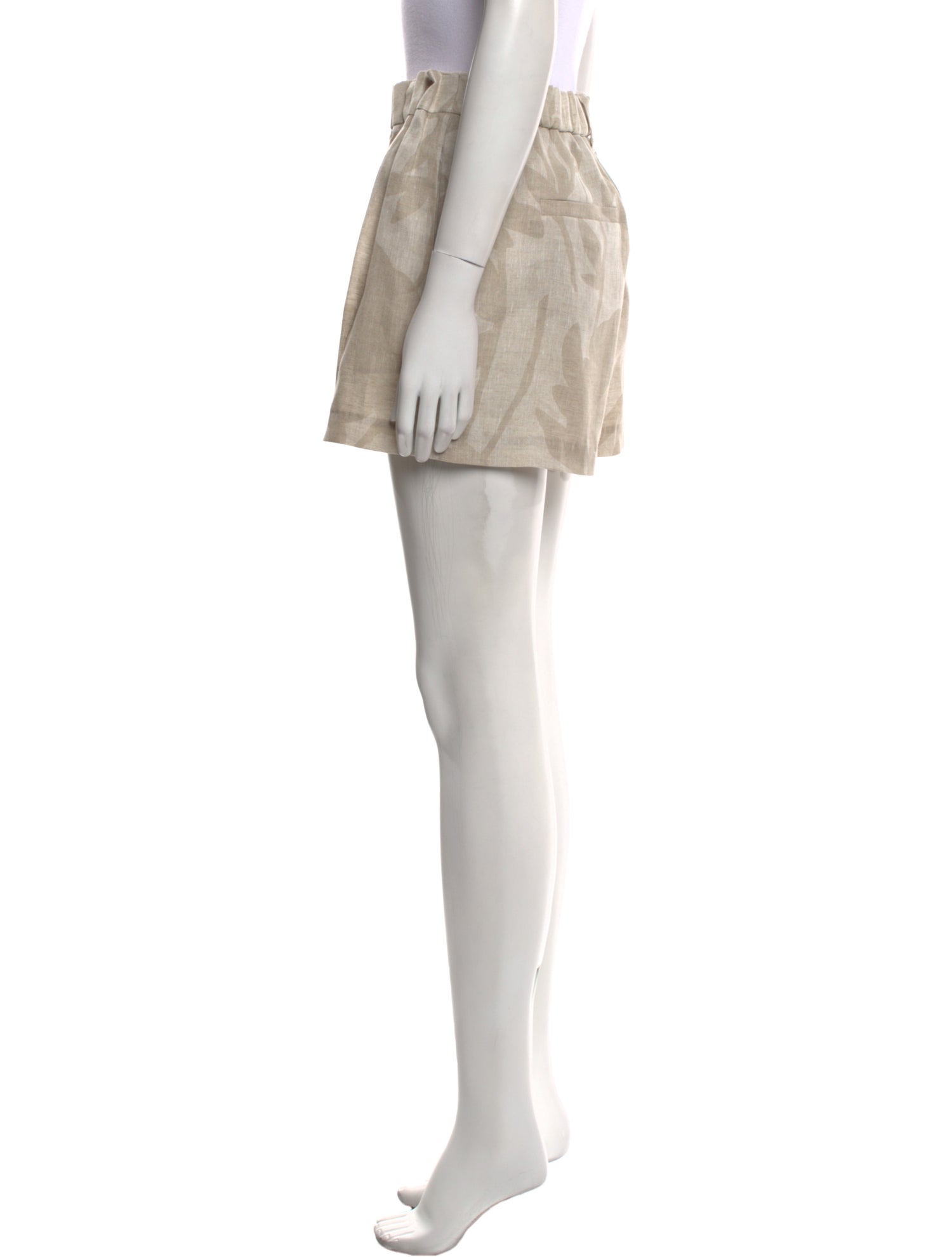 Brunello Cucinelli Linen Mini Shorts