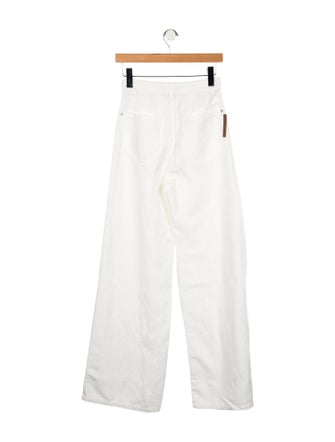 Brunello Cucinelli High-Rise Wide Leg Jeans