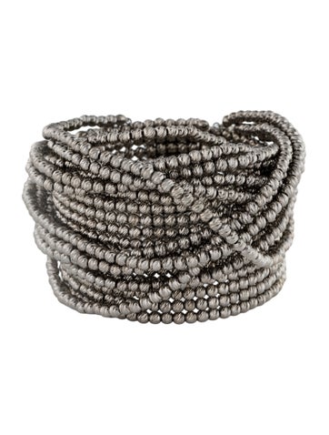 Brunello Cucinelli Cuff Beaded Bracelet