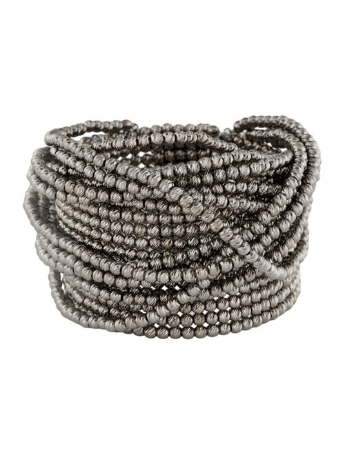 Brunello Cucinelli Beaded Cuff Bracelet