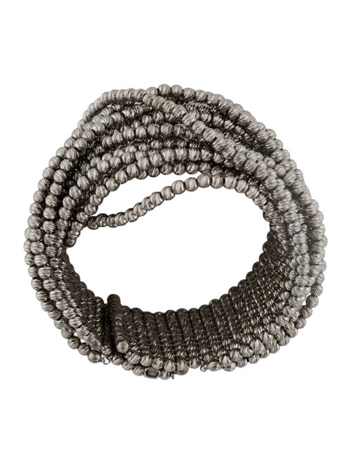Brunello Cucinelli Beaded Cuff Bracelet
