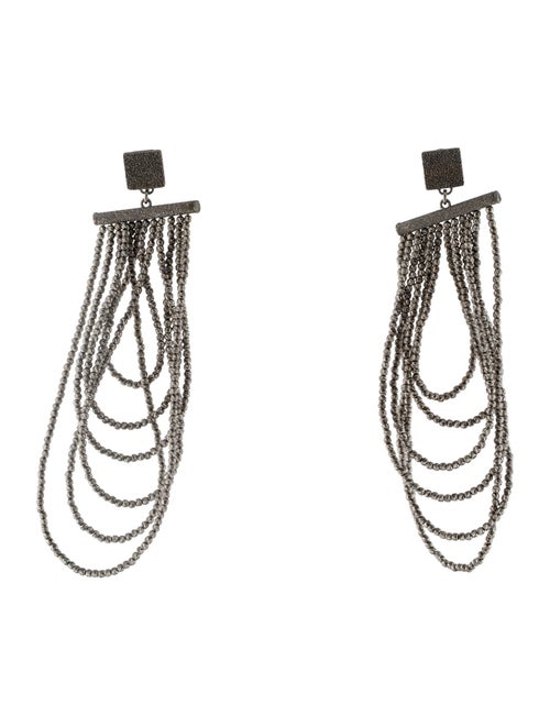 Brunello Cucinelli Tiered Monili Drop Earrings