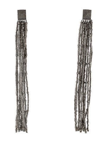 Brunello Cucinelli Drop Beaded Earrings