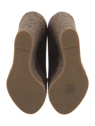 Brunello Cucinelli Monili Suede Pumps