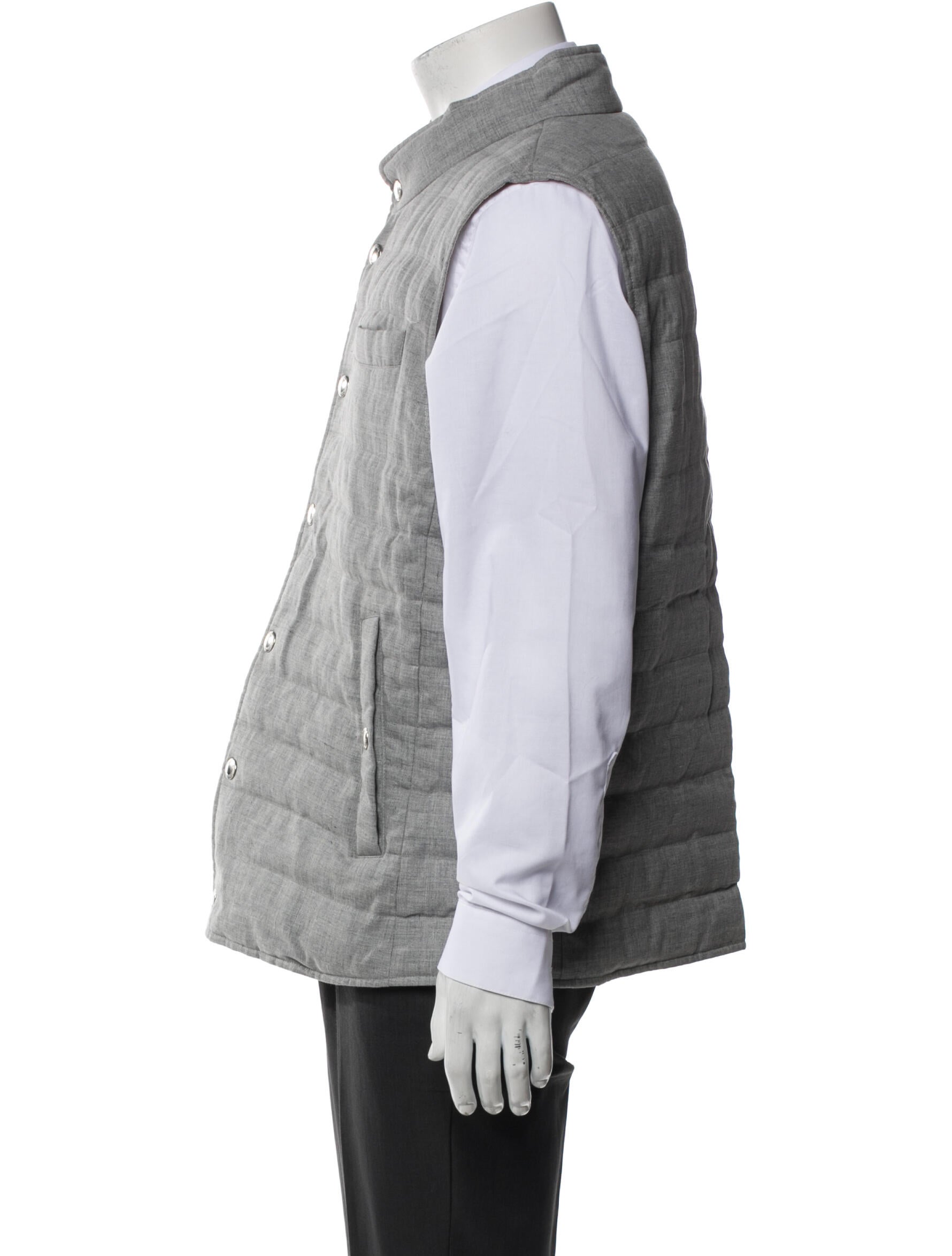 Brunello Cucinelli Striped Vest w/ Tags