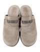 Brunello Cucinelli Monili Suede Mules