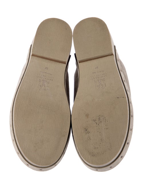 Brunello Cucinelli Monili Suede Mules