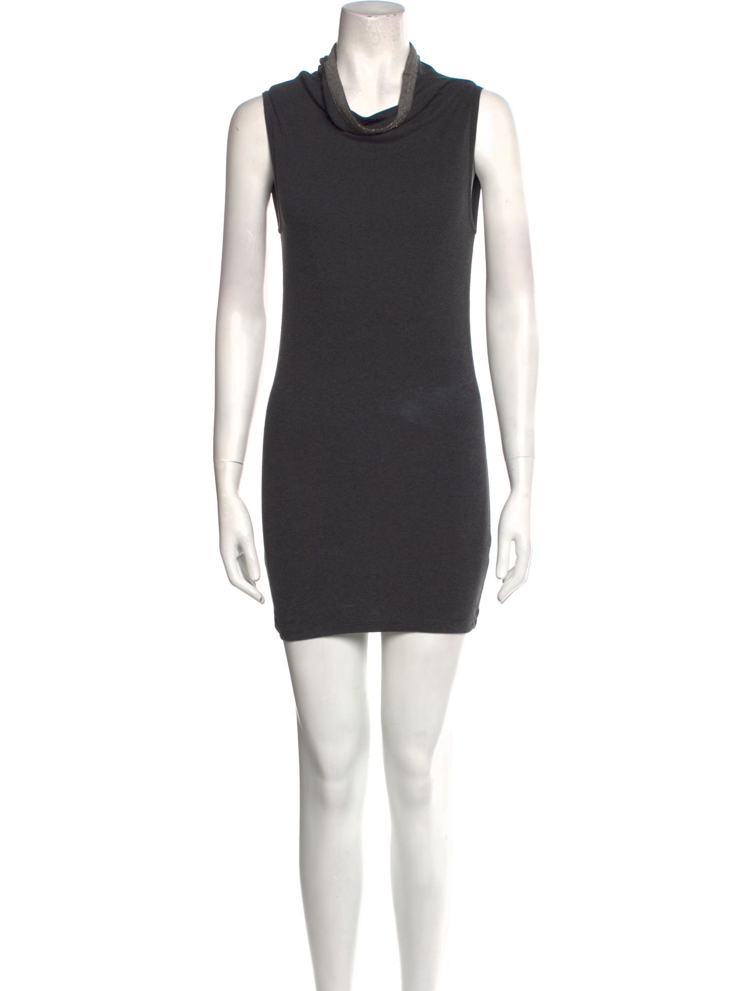 Brunello Cucinelli Cowl Neck Mini Dress