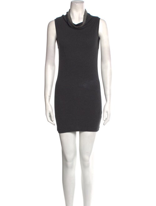 Brunello Cucinelli Cowl Neck Mini Dress