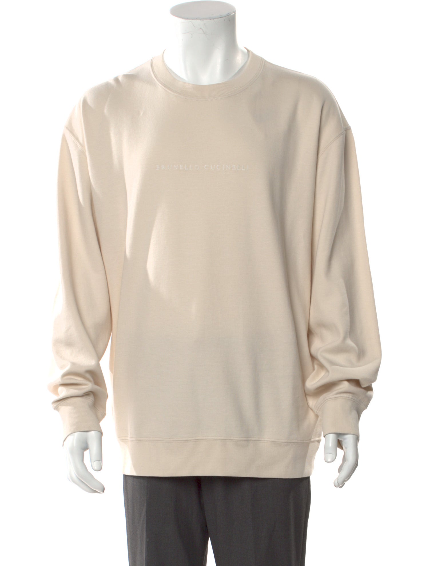 Brunello Cucinelli Crew Neck Long Sleeve Sweatshirt w/ Tags