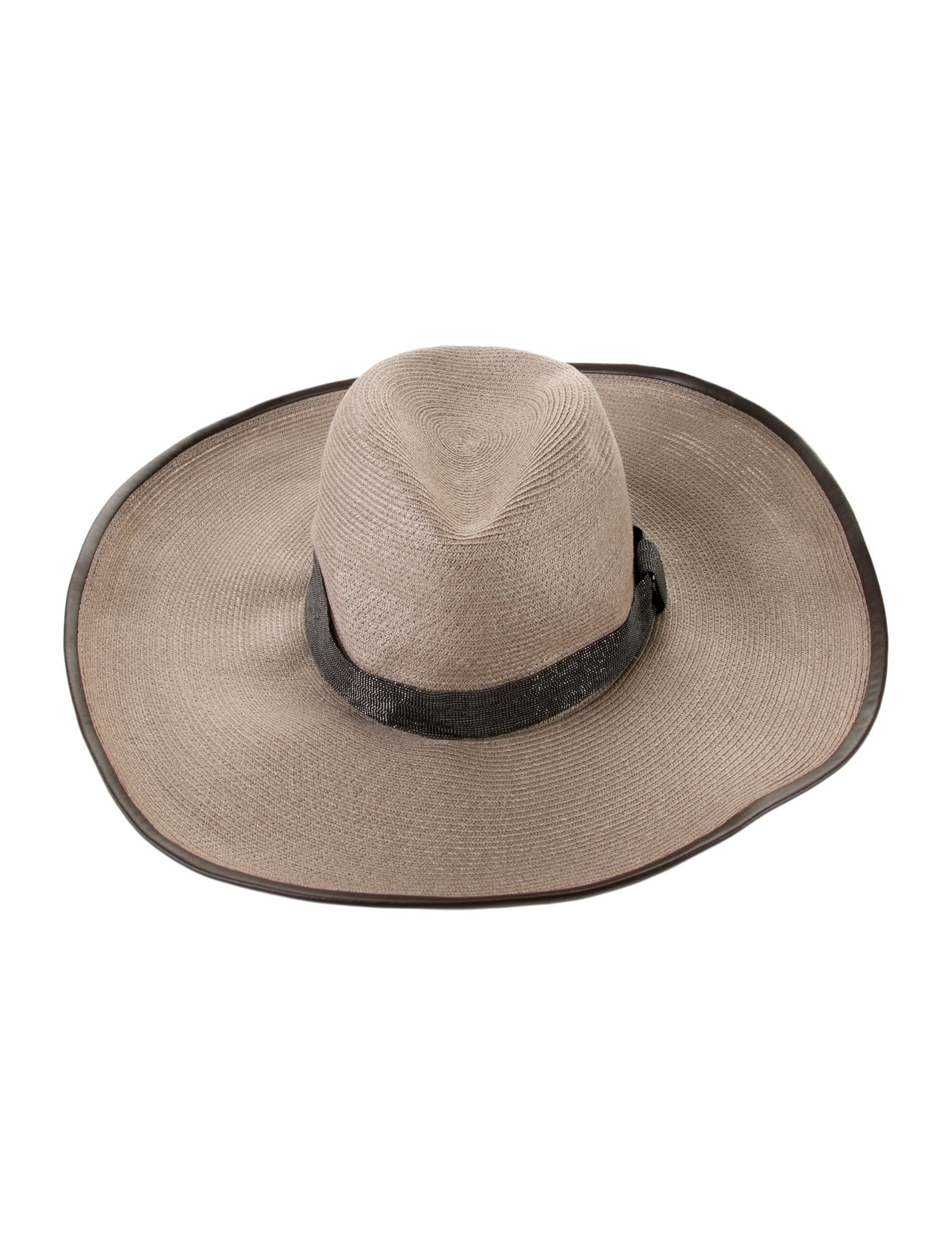 Brunello Cucinelli Hemp Fedora Hat