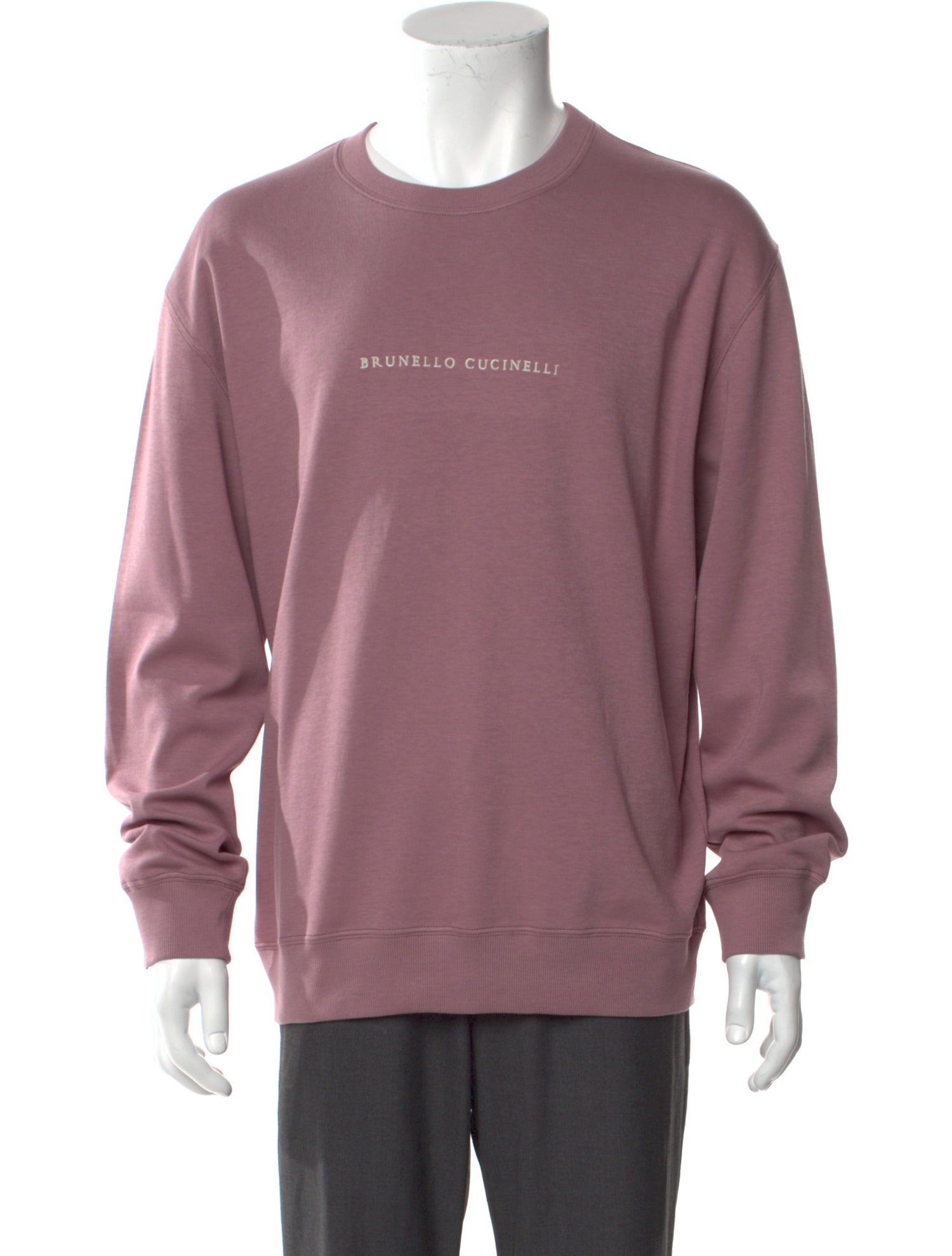 Brunello Cucinelli Graphic Print Crew Neck Sweatshirt w/ Tags