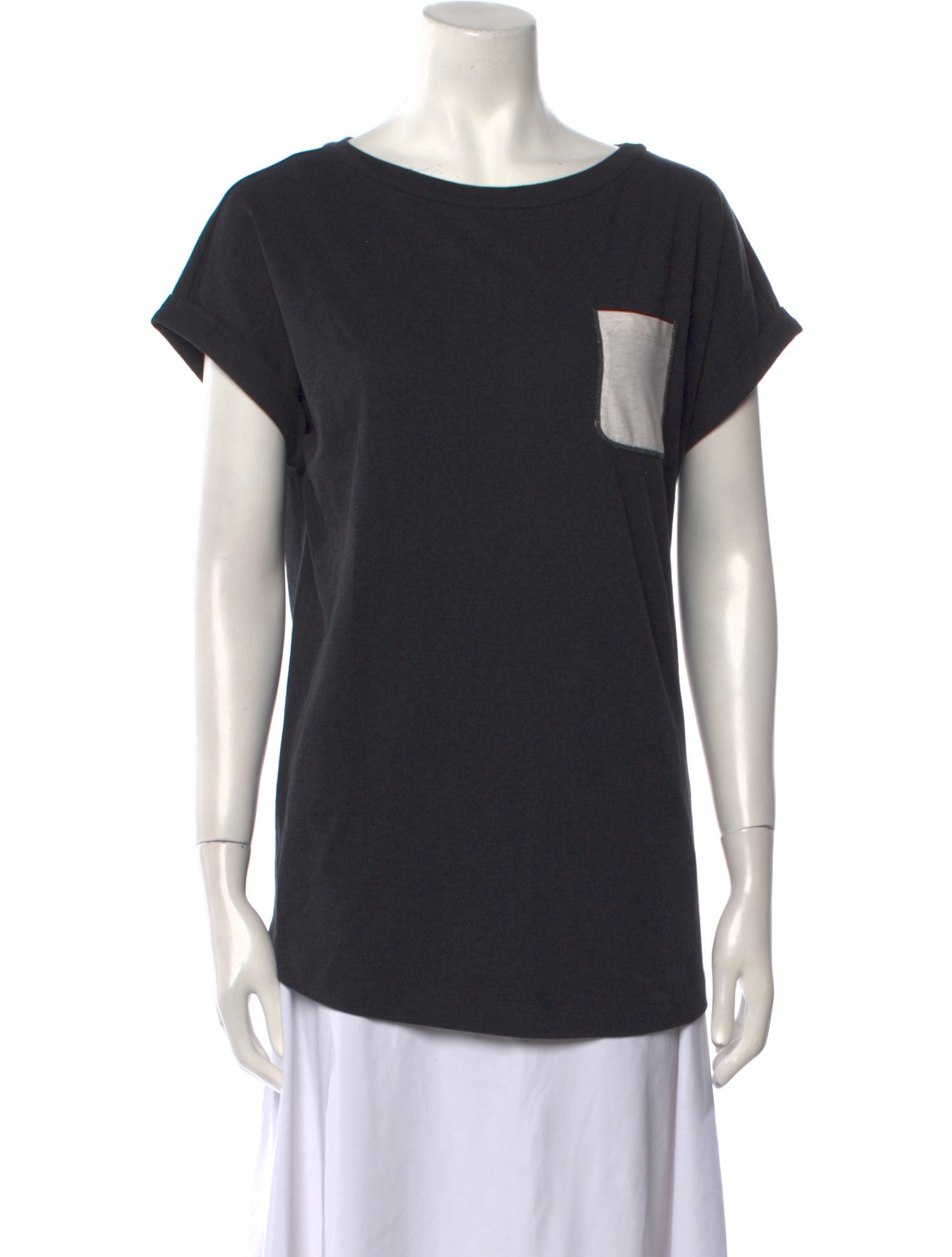 Brunello Cucinelli Scoop Neck Short Sleeve T-Shirt