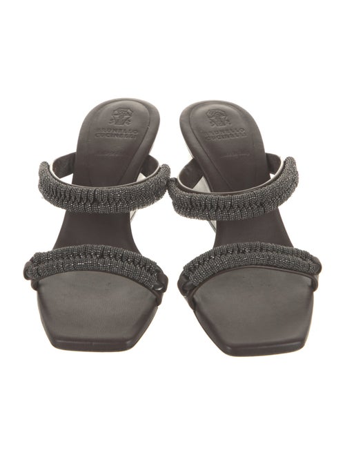 Brunello Cucinelli Leather Slides