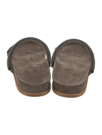 Brunello Cucinelli Suede Slides
