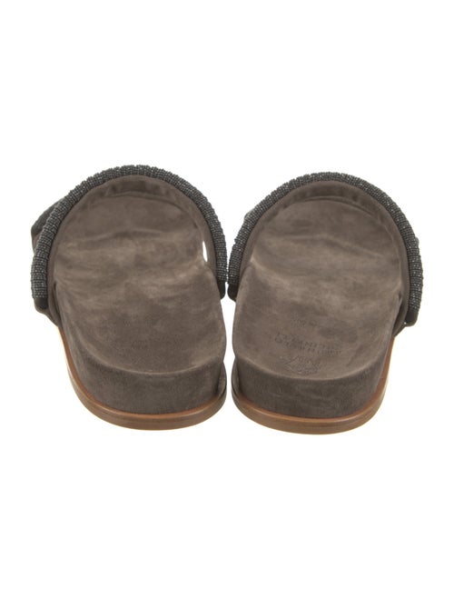 Brunello Cucinelli Suede Slides