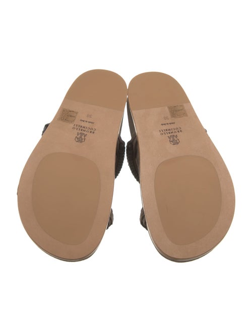Brunello Cucinelli Suede Slides