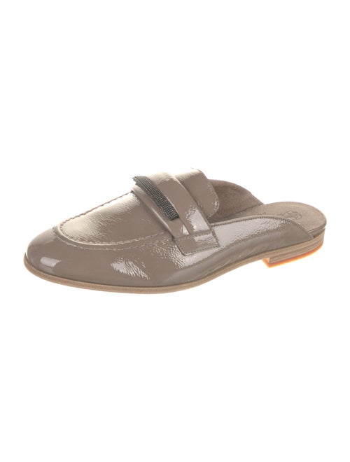 Brunello Cucinelli Patent Leather Mules