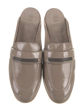 Brunello Cucinelli Patent Leather Mules
