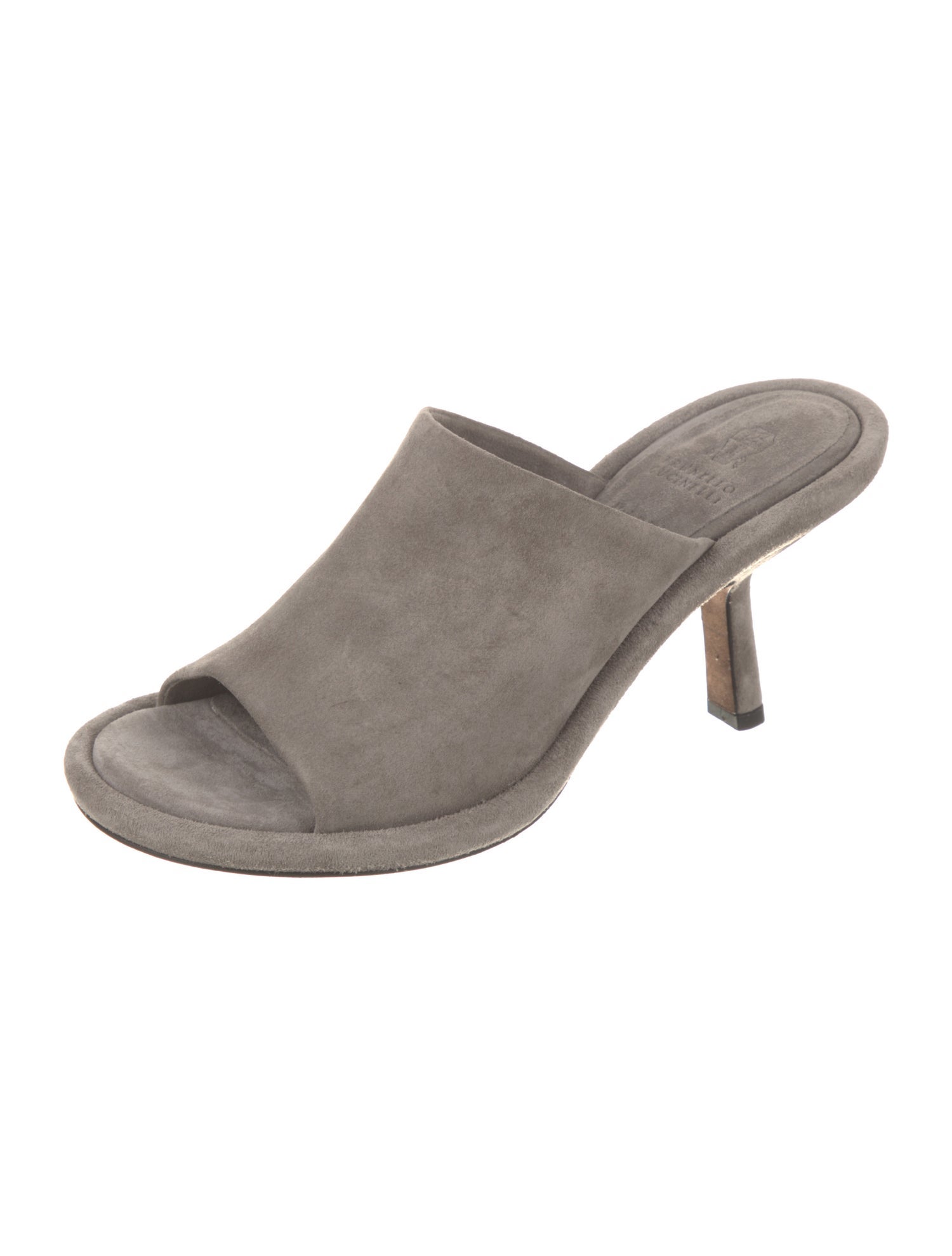 Brunello Cucinelli Suede Slides