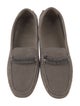 Brunello Cucinelli Suede Beaded Accents Loafers